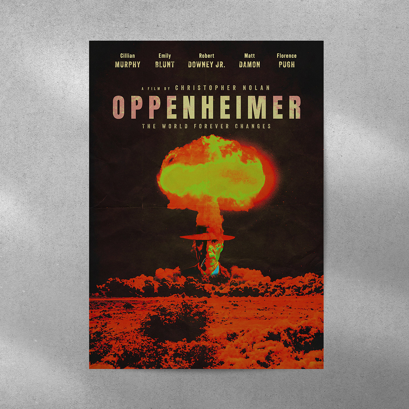poster movie Film   cinematography graphic design  Poster Design oppenheimer christopher nolan Cinema