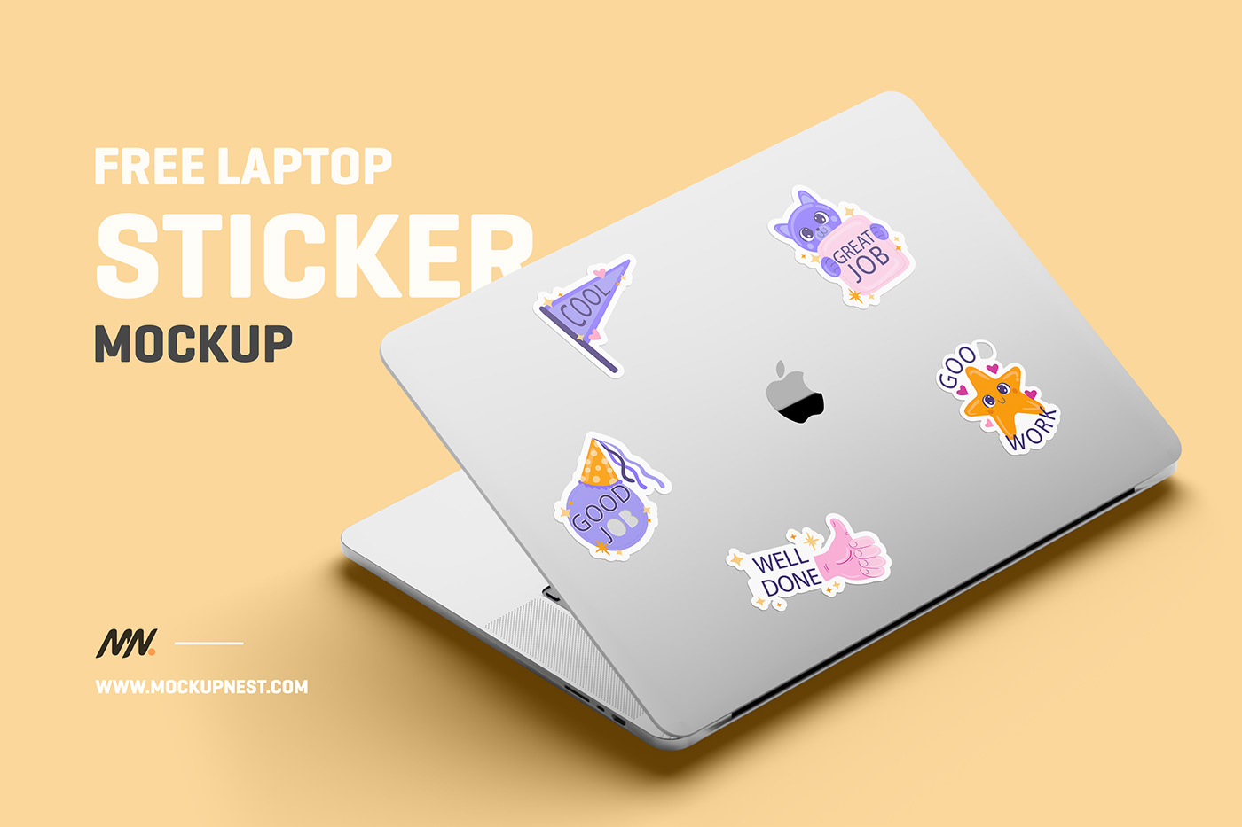 laptop sticker mockup sticker mockup mockups free mockup  laptop sticker stickers Sticker Design brand identity Graphic Designer Logo Design