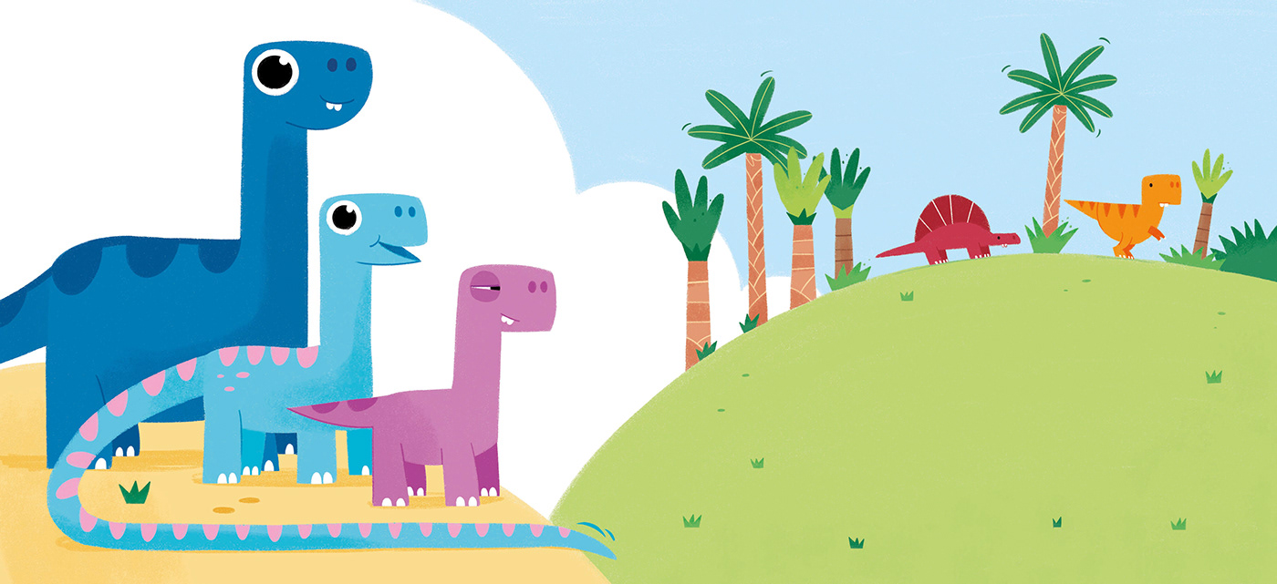 children'sbook childrenbook ChildrenIllustration dinosaurus ILLUSTRATION  kidsillustration picturebook