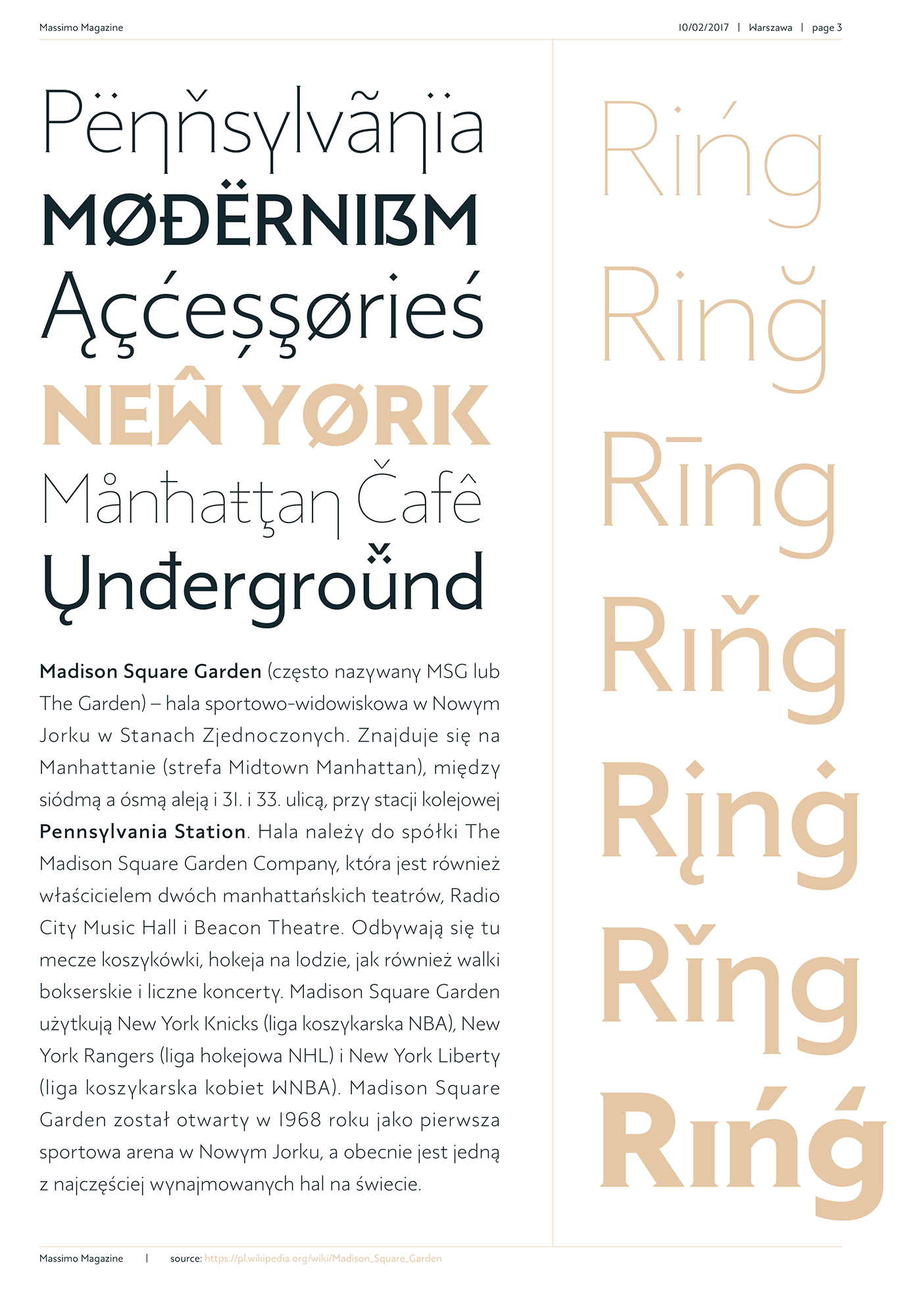 serif gothic MACHALSKI New York poster specimen branding  typography   font design Massimo