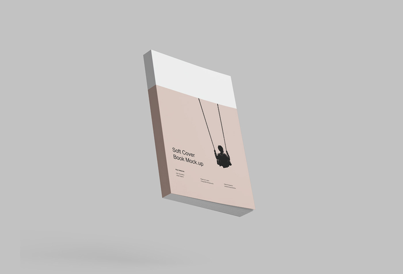 book mockup softcover book book template download psd photoshop Mockup