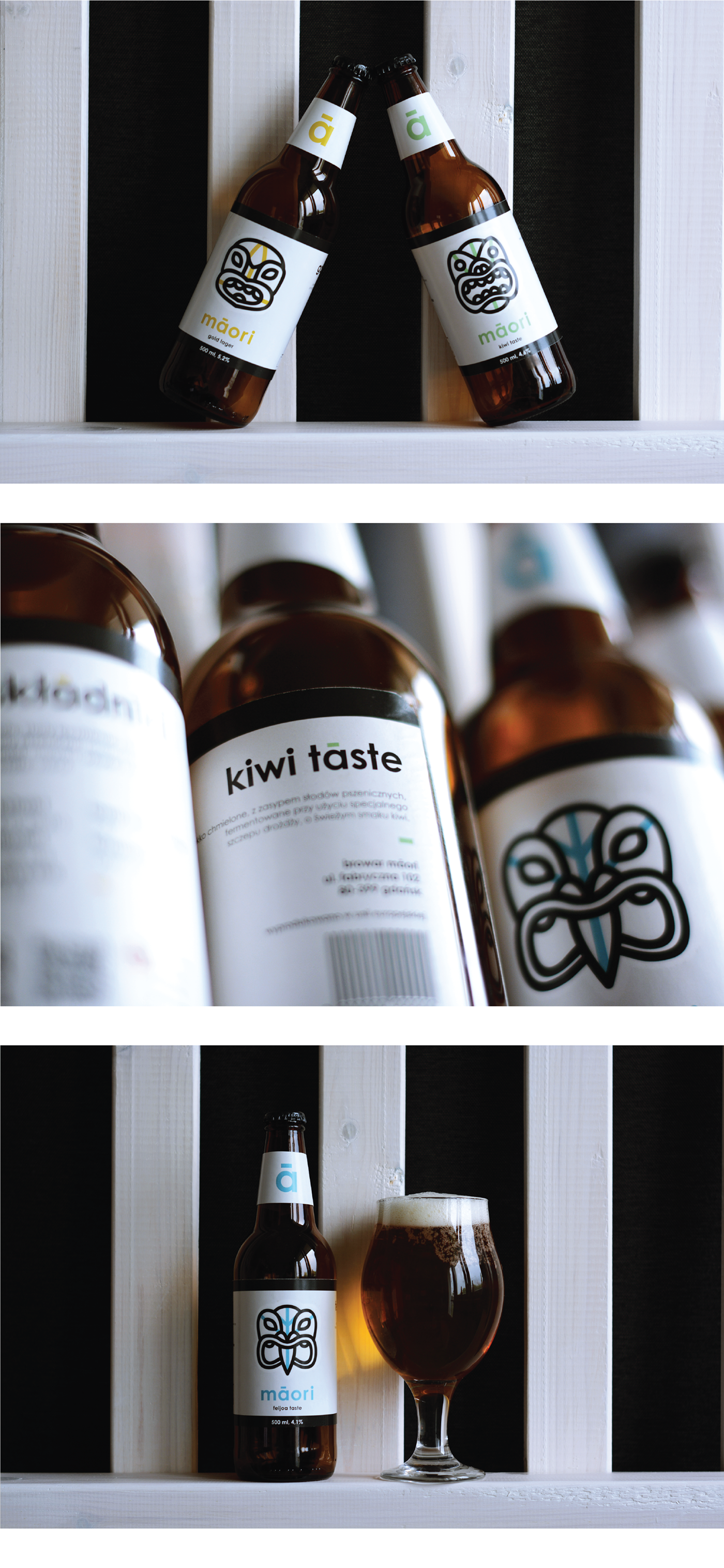 beer Label maori newzealand alcohol masks craftbeer design