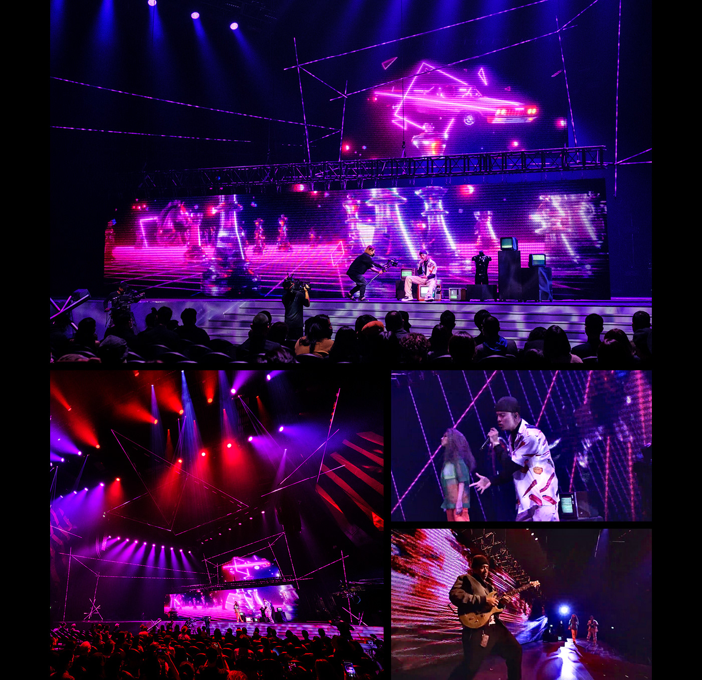B'IN LIVE GIMA LED animation live concert music Stage visual 必應創造 金音獎 ceremony