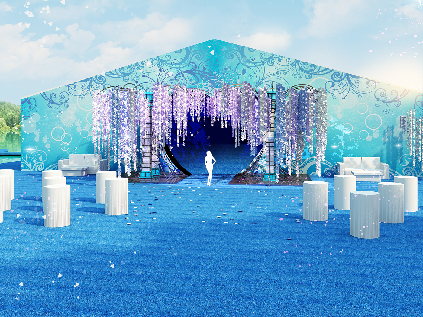 A Closer Look at a Wedding Hosted Inside Pandora  The World of Avatar   Disney Weddings