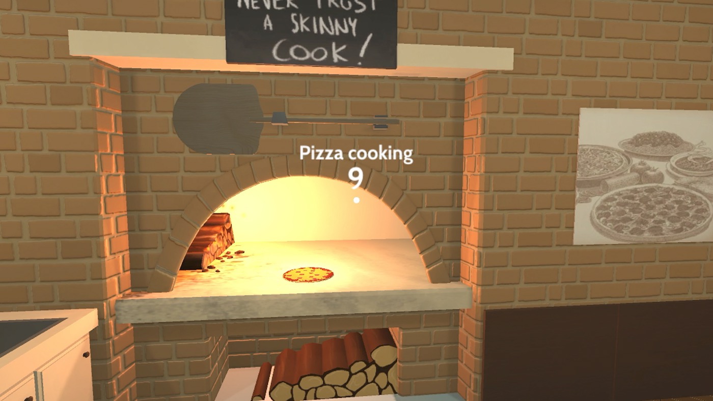 Daydream cardboard Google cardboard google daydream unity unity3D Pizza pizze chef cooking
