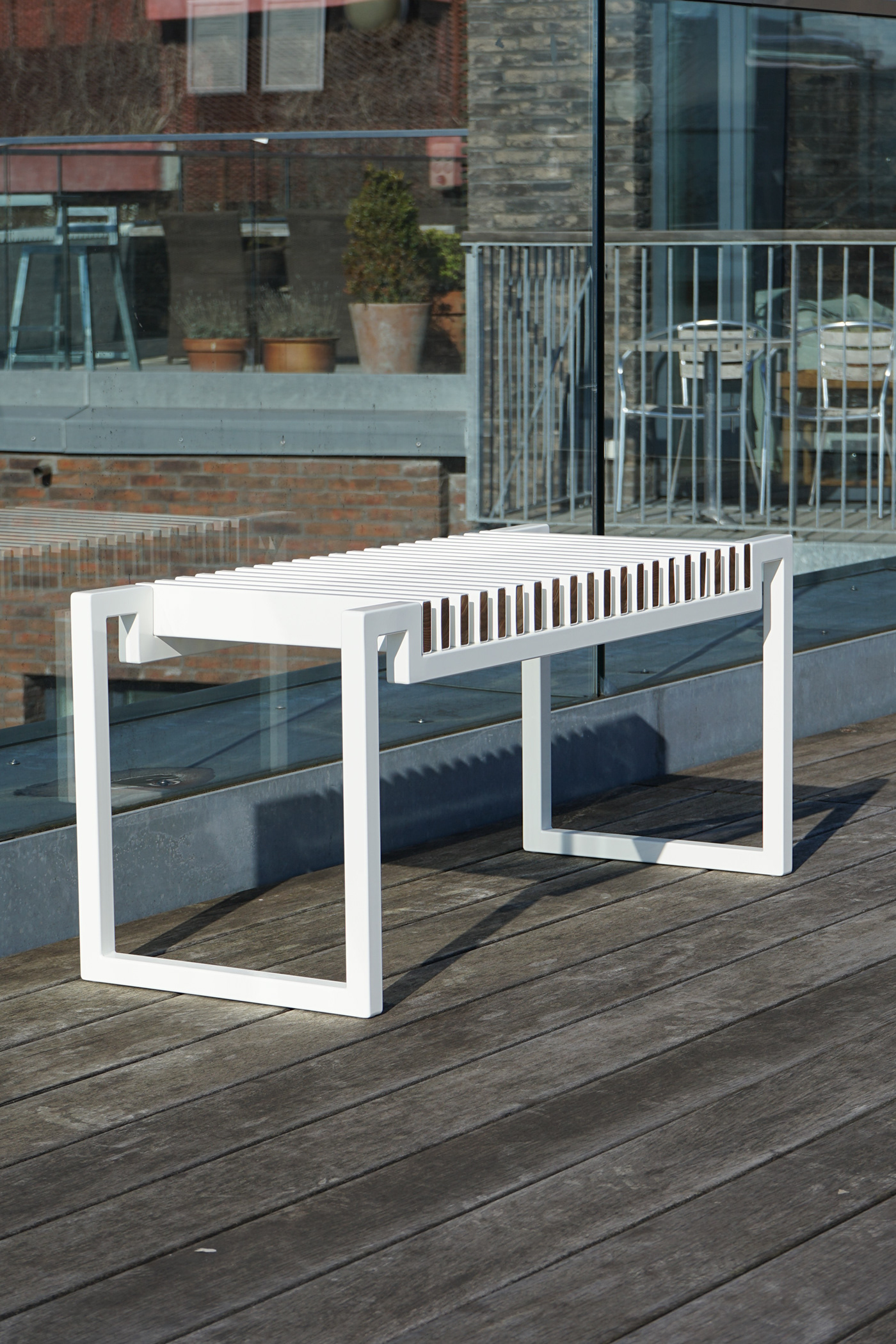 Danish Design bench Interior interior design  outdoorfurniture exterior design exterior modern residential contemporary