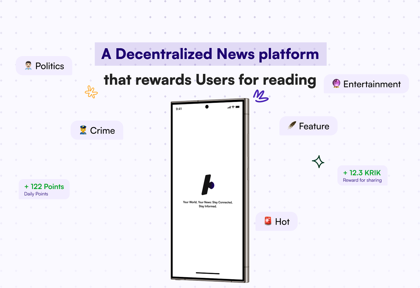 News App UI/UX user interface Mobile app Case Study user experience web3 crypto blockchain news app design