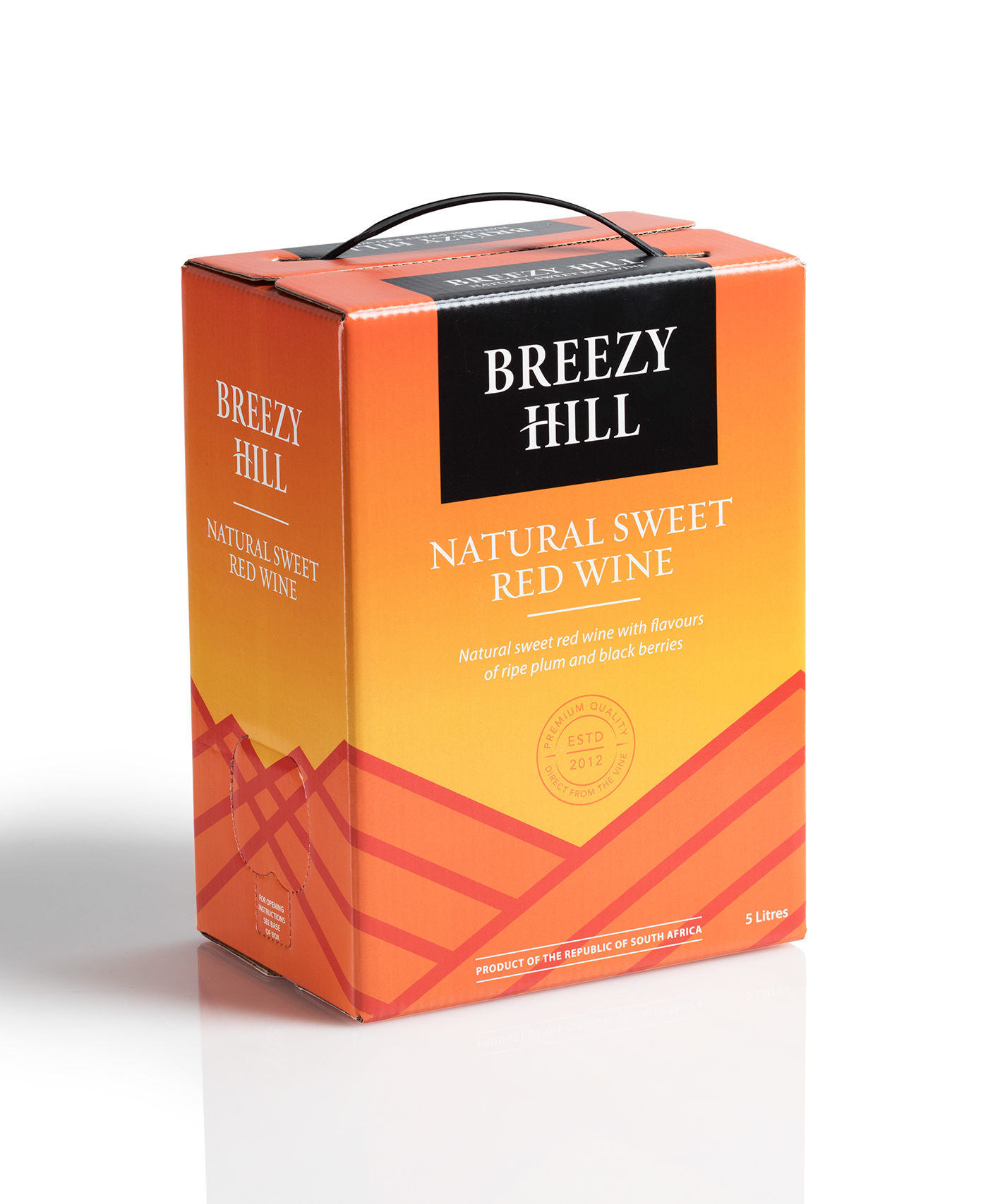 wine box wine Label colour Breeze hill