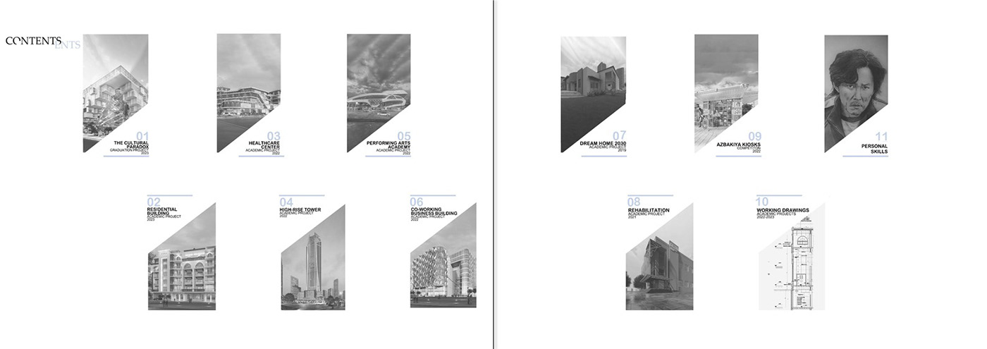 portfolio architecture graduation project working presentation