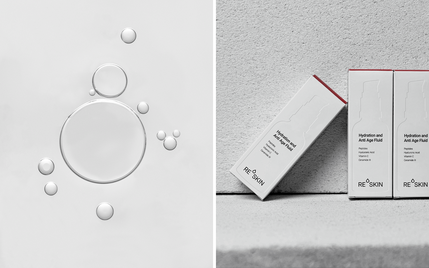 Packaging box design for a skincare cosmetics