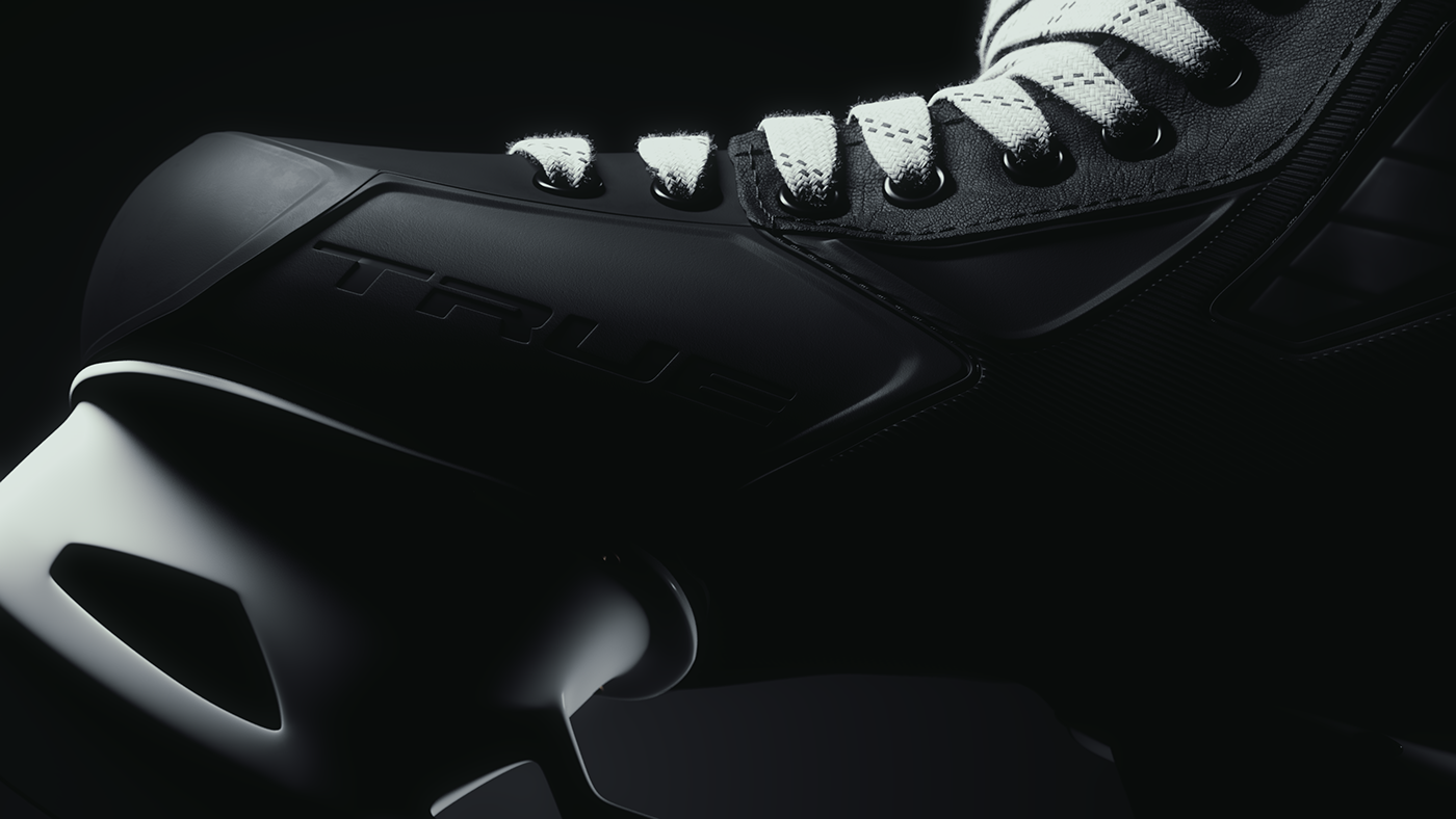 CGI 3D photoreal apparel hockey Gear shoe