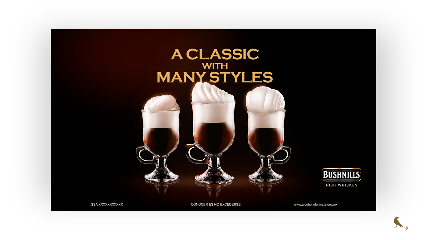Advertising  alcoholic beverages bottle composition designer graphic design  key visual Master Graphic publicidad retouch