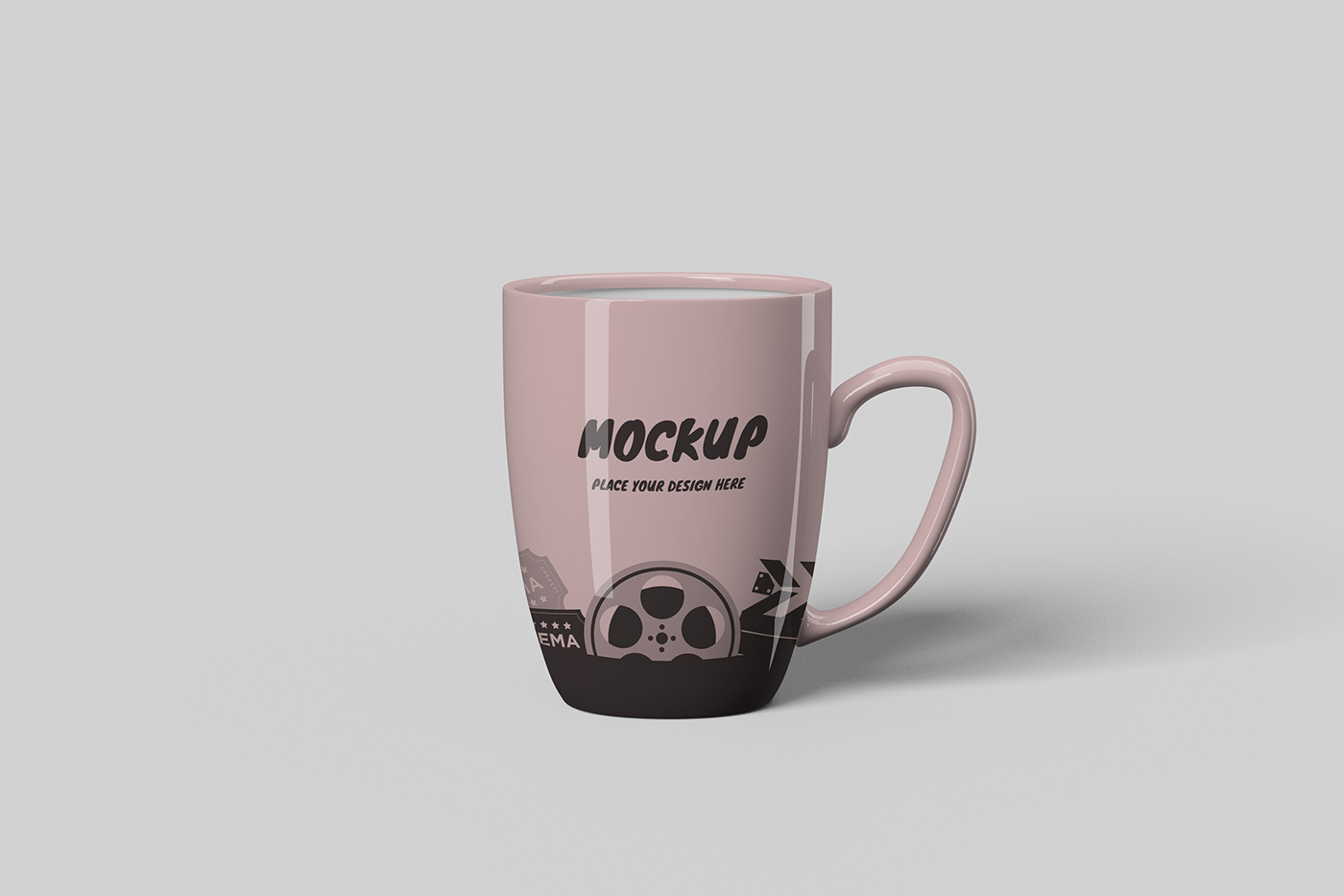 background blank Coffee cup drink empty Mockup Mug  tea White
