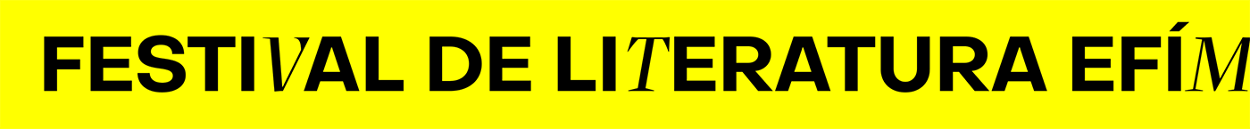 branding  diseño gráfico efimero escanografía festival identidad literatura yellow