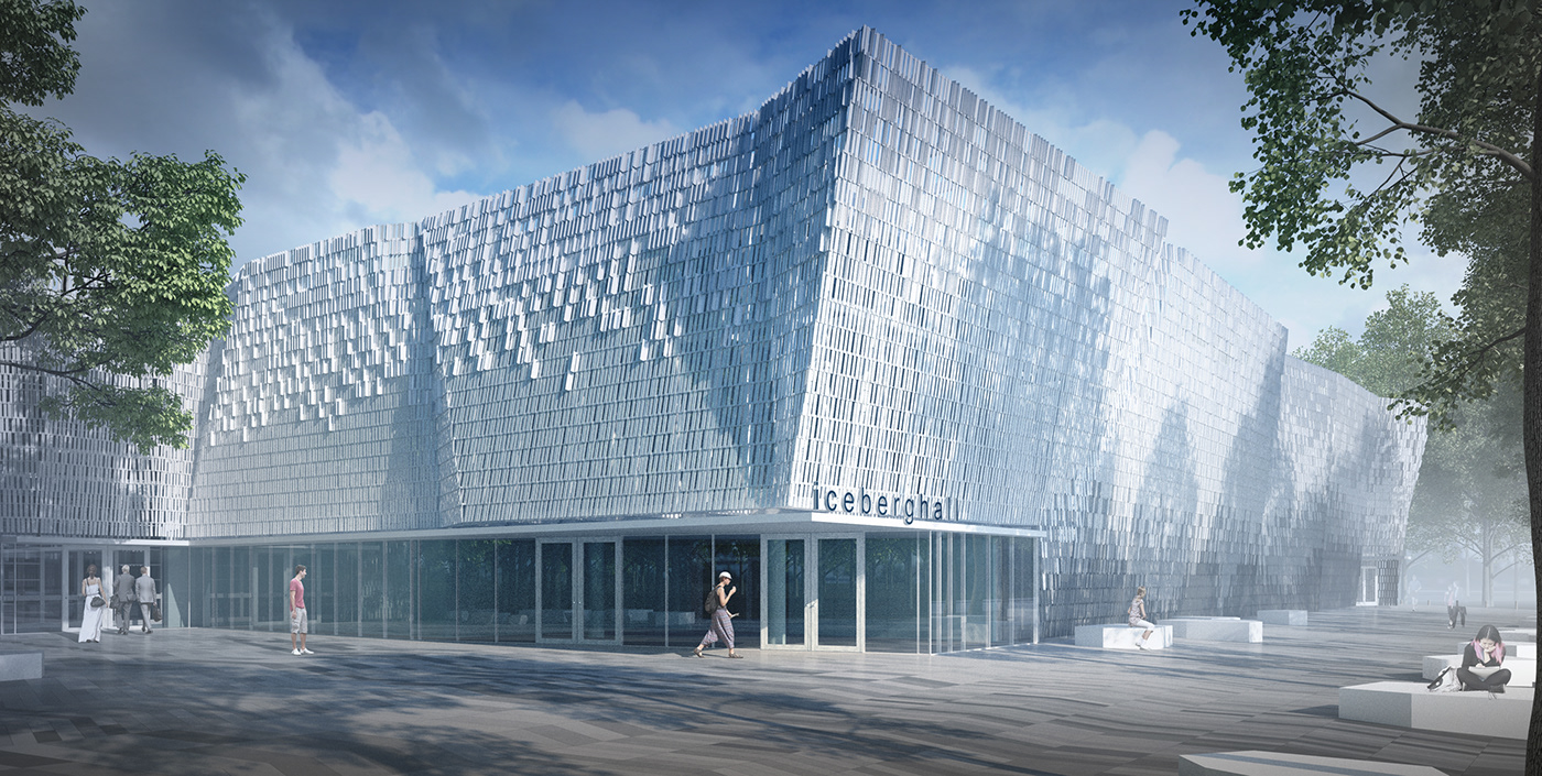 architecture facades ice iceberg