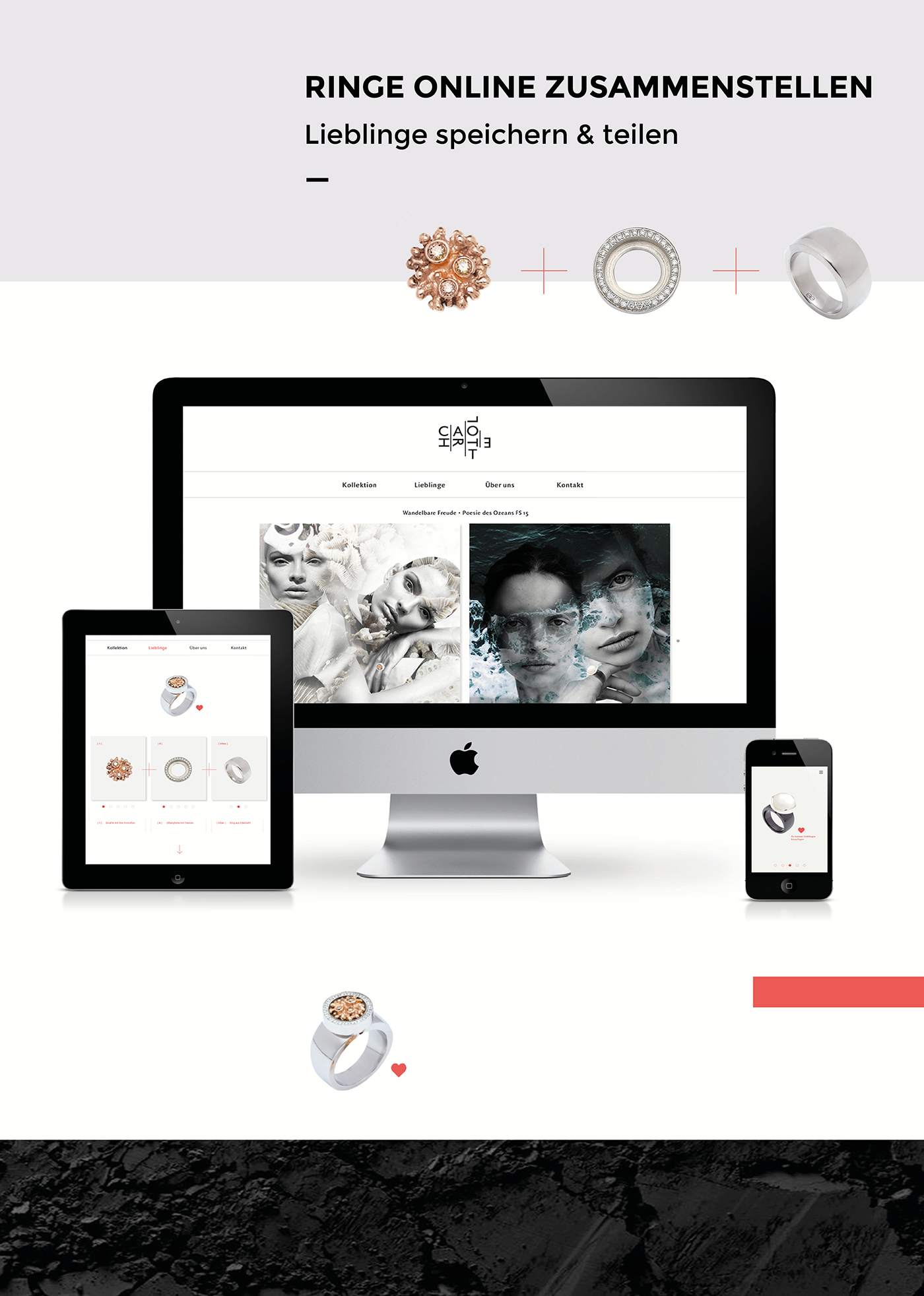 strategy trend analysis print design  visual identity composing mood Corporate Design Website luxury brand