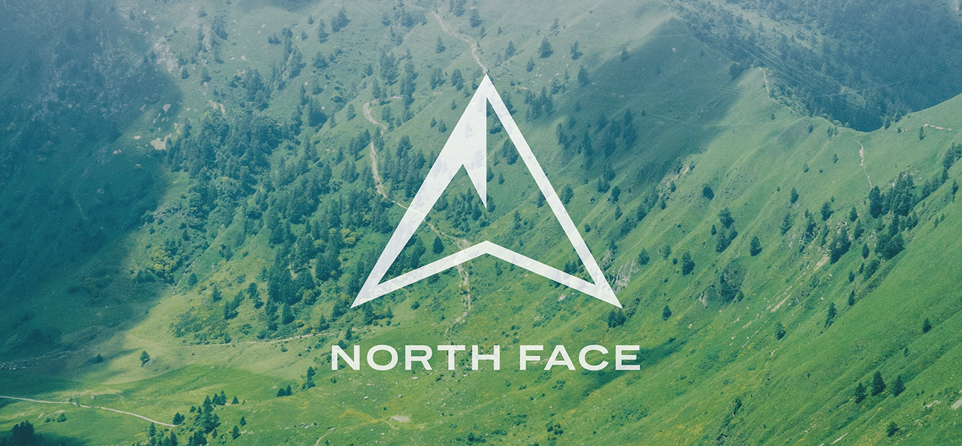 the north face branding  major campaign print design  Interaction design  Stationery