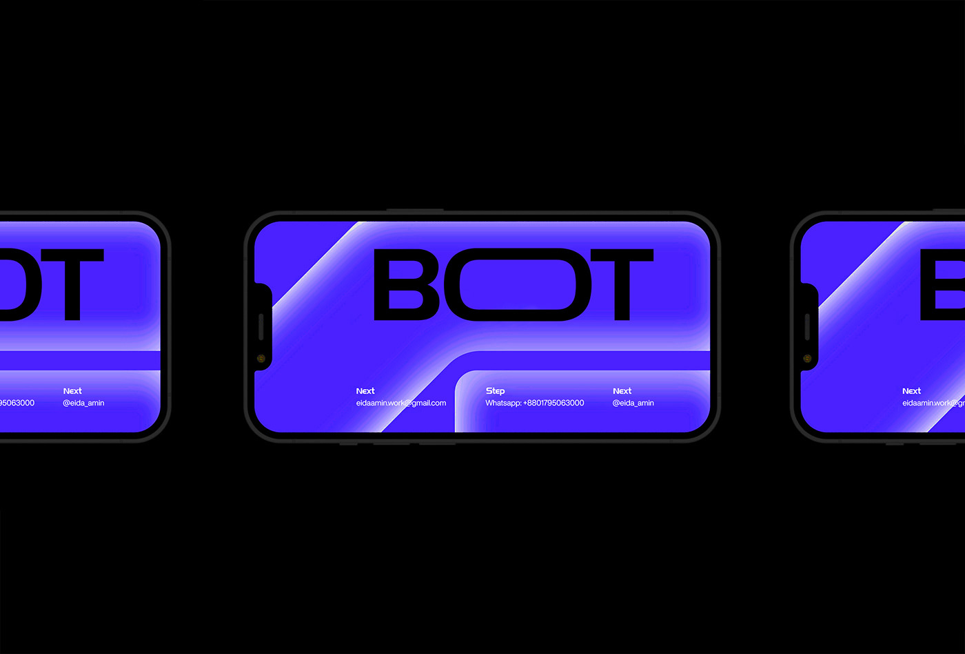 this is a ui/ux design for a application for boot brand and identity.