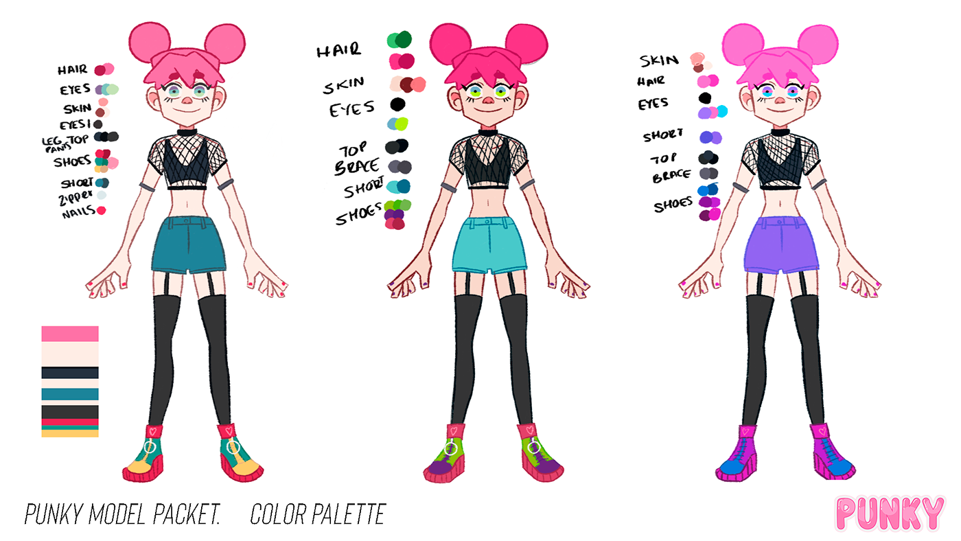cartoon Character Character design  characterdesign ILLUSTRATION  oc original character punky