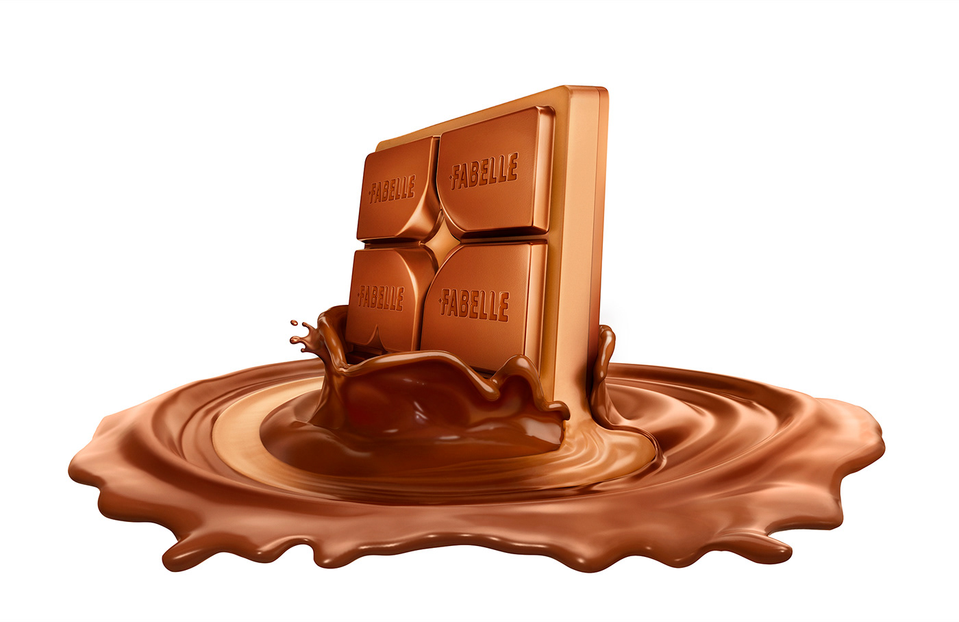 CG chocolate splash 3D layouts fluids delicious Food 