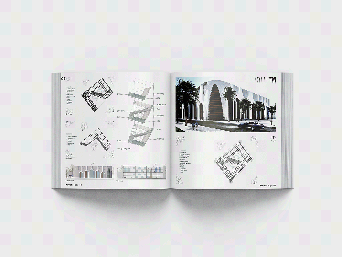 design architecture portfolio CV cv design architect Architecture portfolio archviz visualization graphic design 