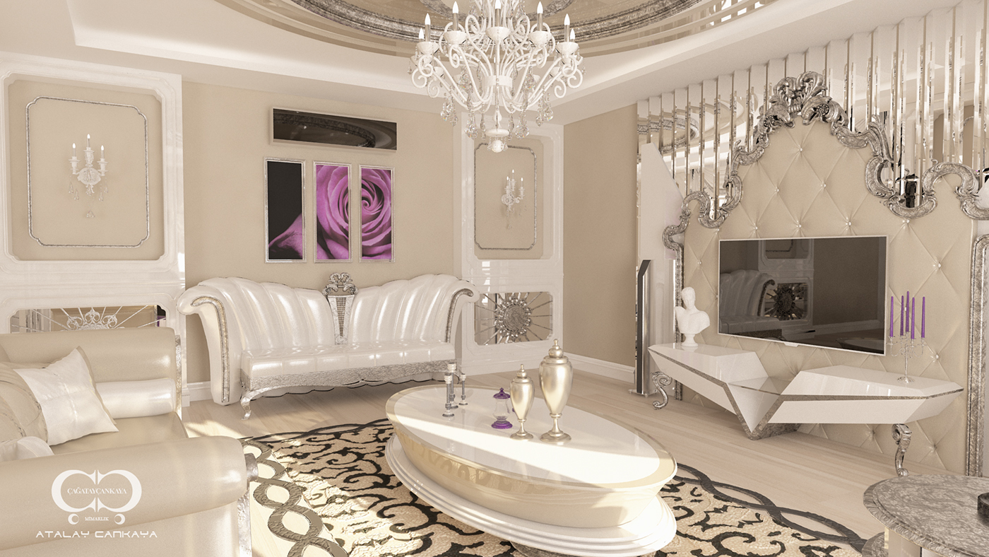 avangarde Style trend Barok Classic dekotrend decor Elite highsociety famous Render 3D 3dmax vray CGI