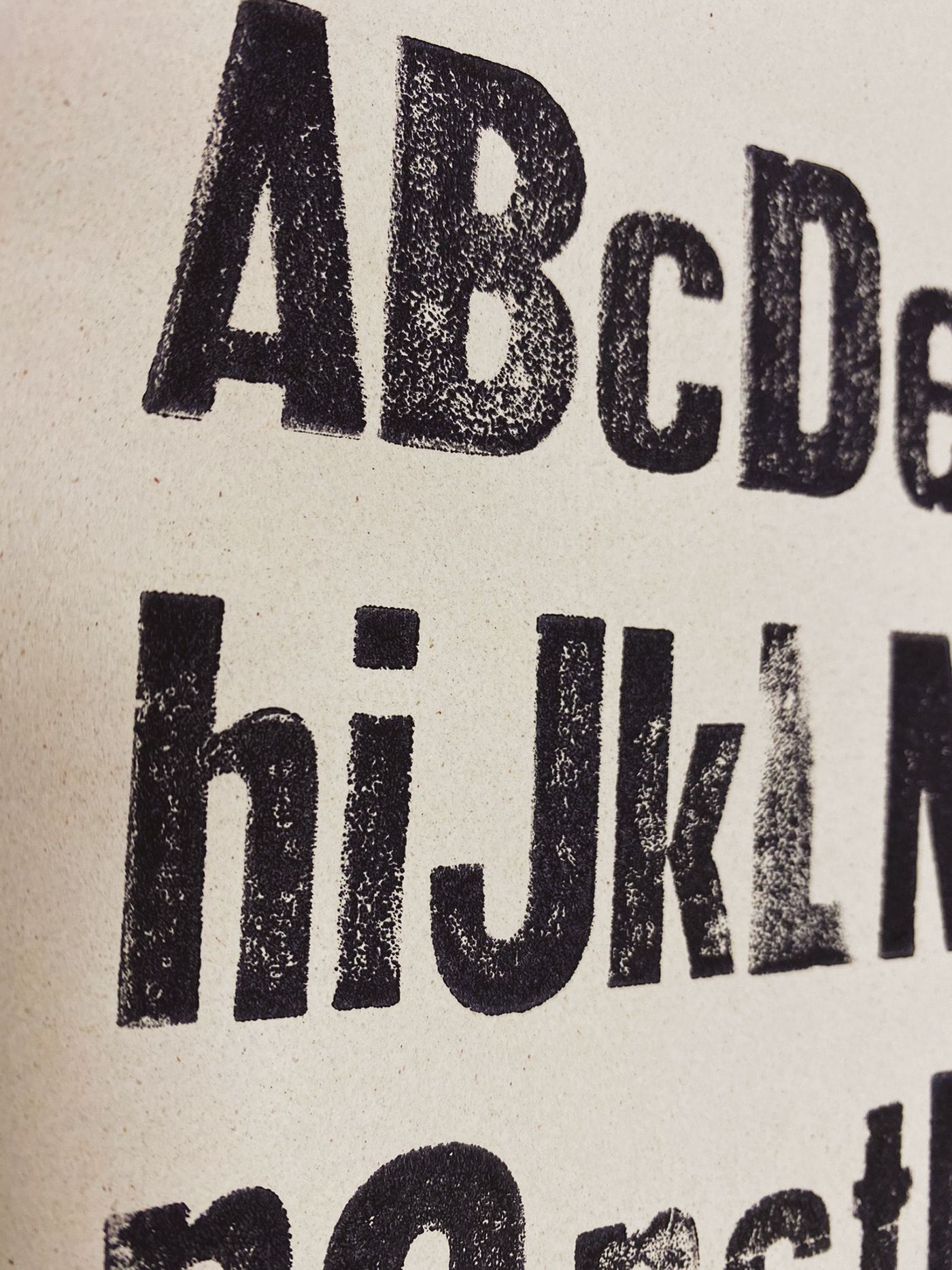 letterpress typography