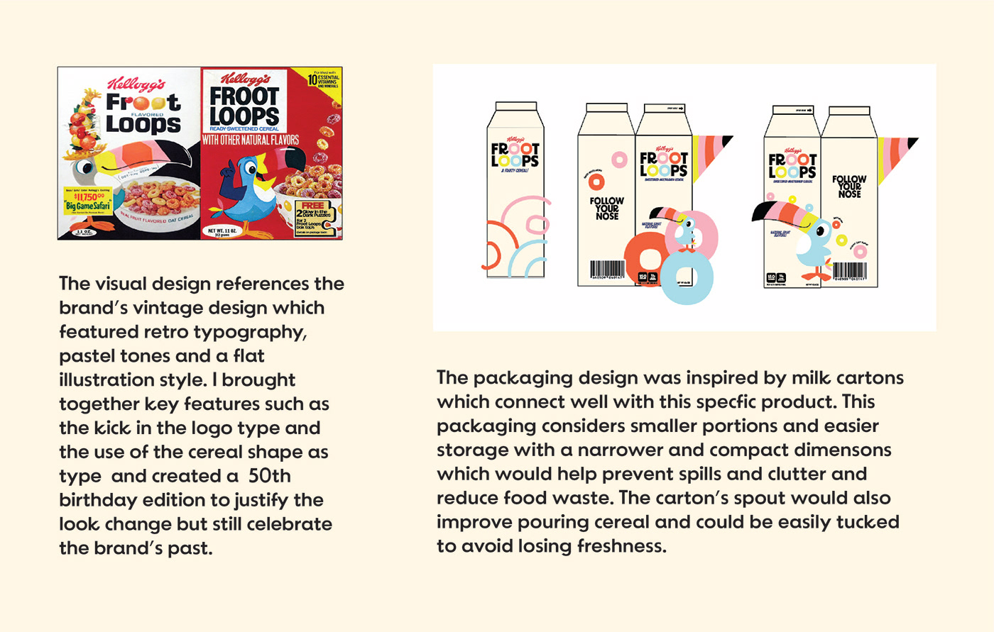 branding  Cereal Food  Froot Loops Packaging redesign
