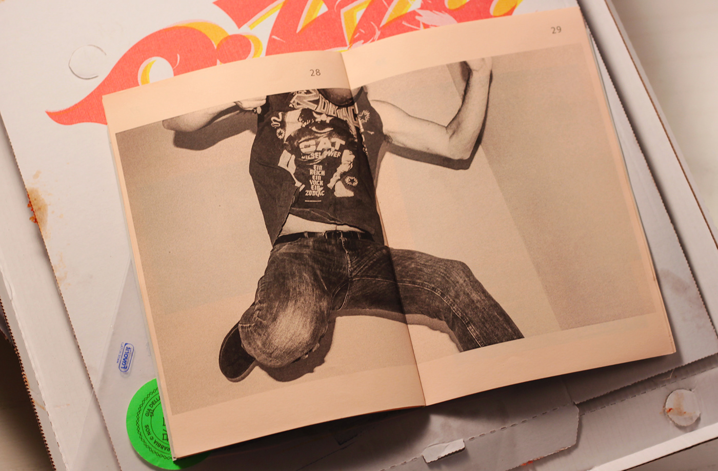 book editorial fanzine Independent paper party photobook Pizza print punk