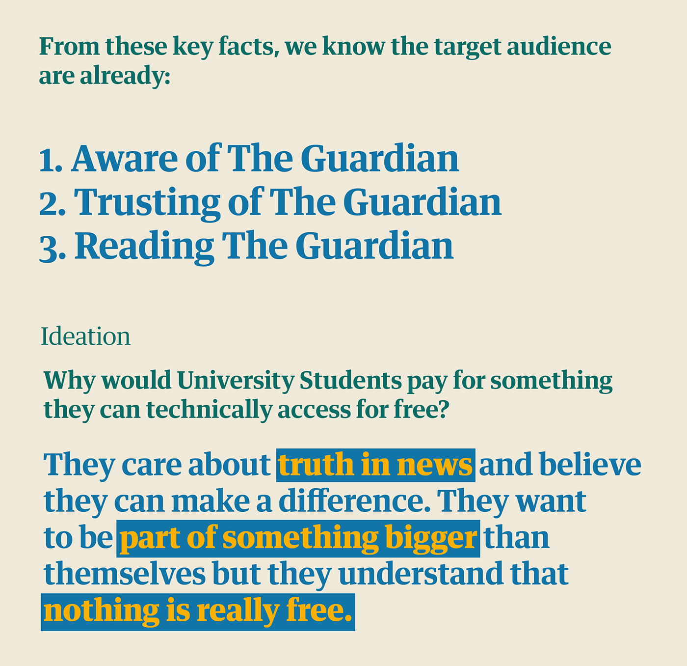 campaign college design thinking Edinburgh College student the guardian user experience ycn