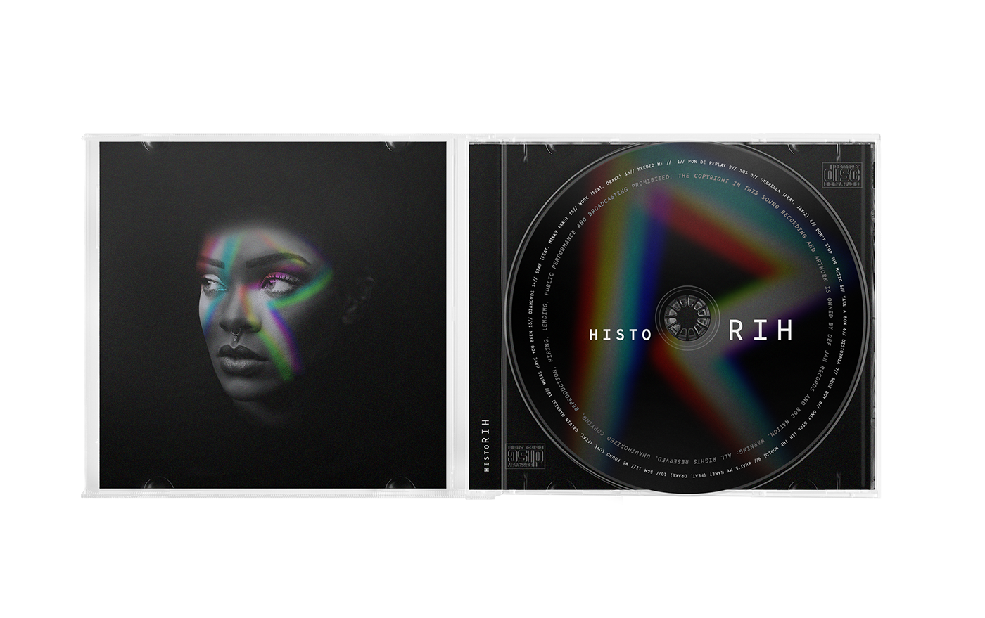 Rihanna album artwork Greatest Hits design cd