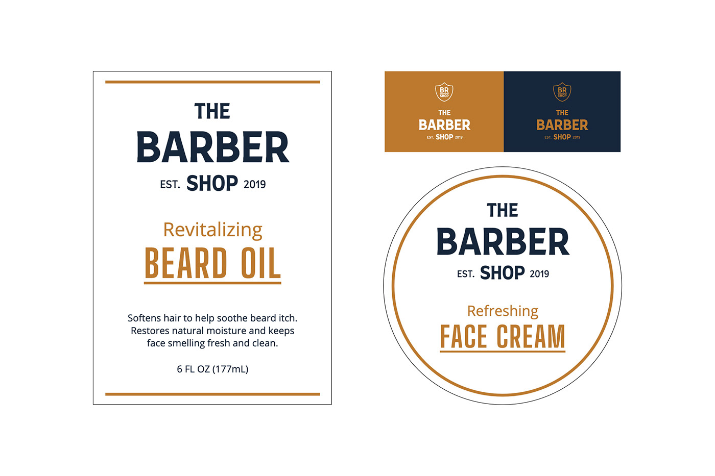 barber brand branding  design template Mockup free Stationery identity artboard studio