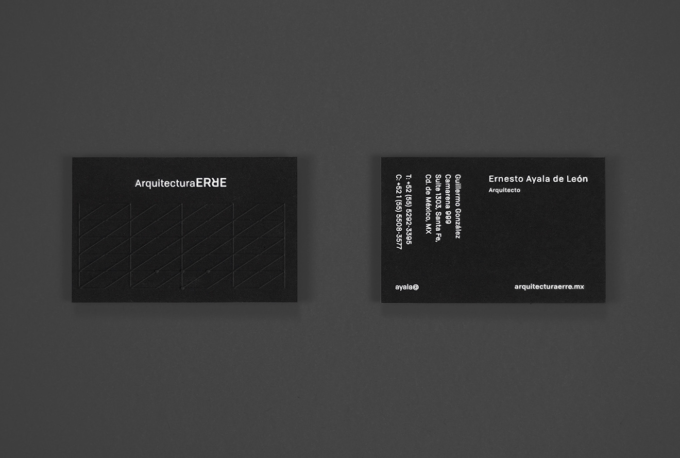braile architecture blackandwhite dots lines businesscards identity