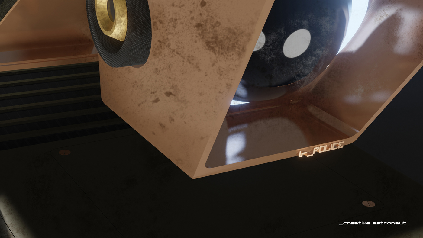 blender concept art conceptual art future rendering robot Visual Effects 