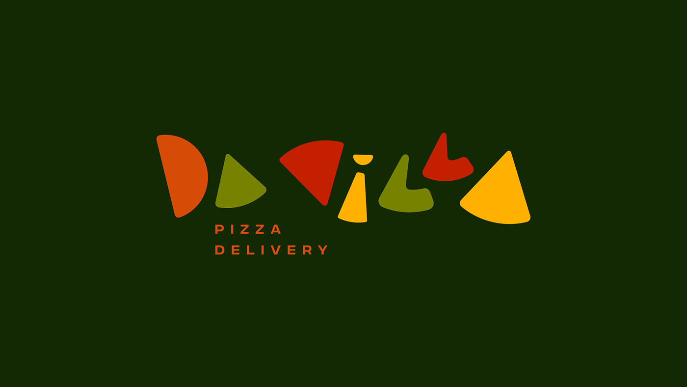visual identity brand identity Logotype Logo Design branding  pizza logo