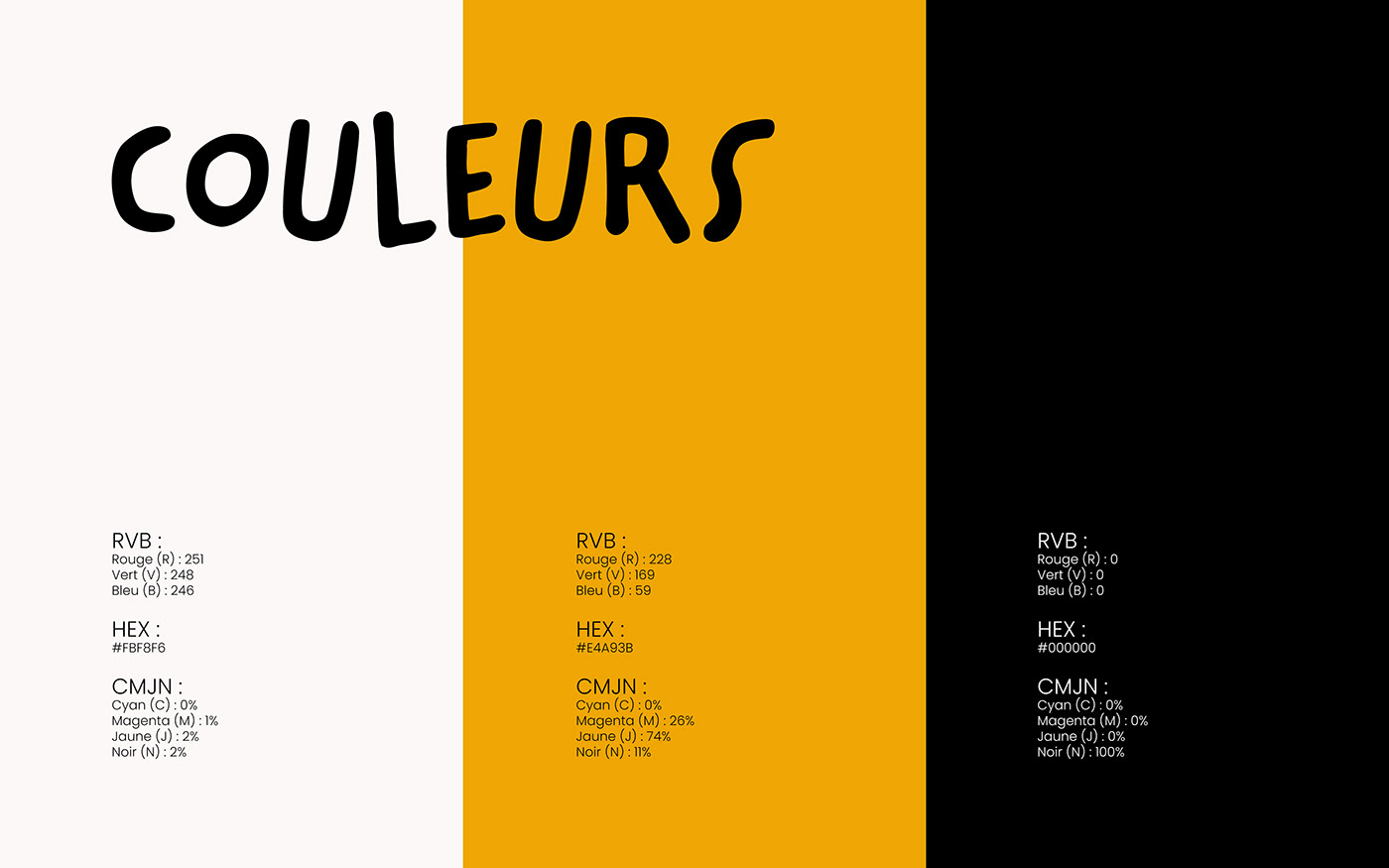 Branding design personal branding jaune logo charte graphique gif graphisme design visual identity brand