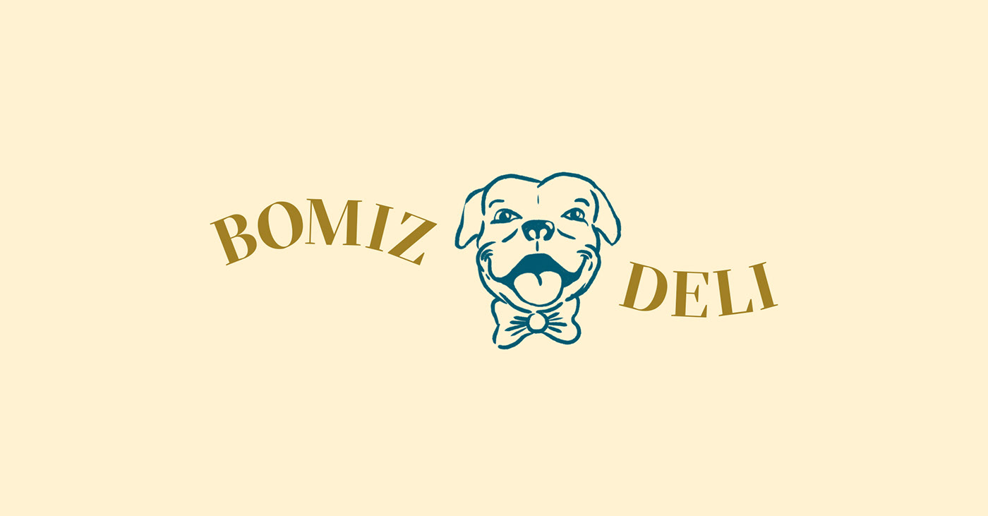 branding  concept dog delicatessen Cafe design logo menu Packaging typography   graphic design 