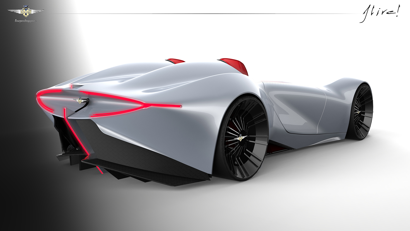 car design concept future transportation exterior Interior touring Superleggera alive