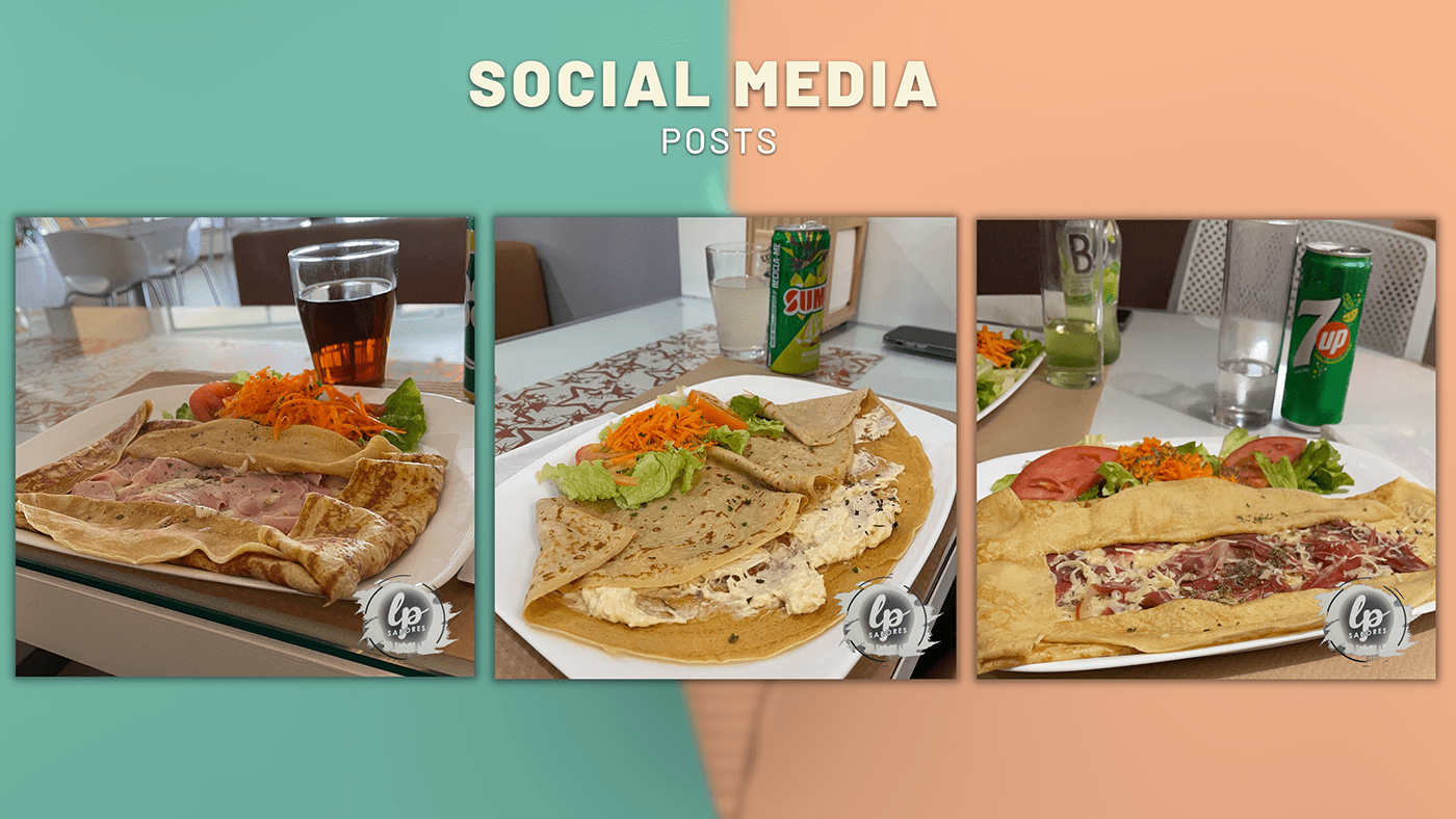 creparia crepes&waffles  gelados gelataria Redes Sociais social media Social Media Design