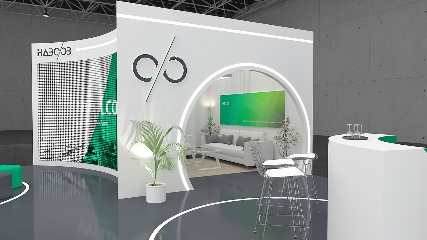 3D booth Event Exhibition Design  Render Stand KSA Saudi Arabia الرياض السعودية