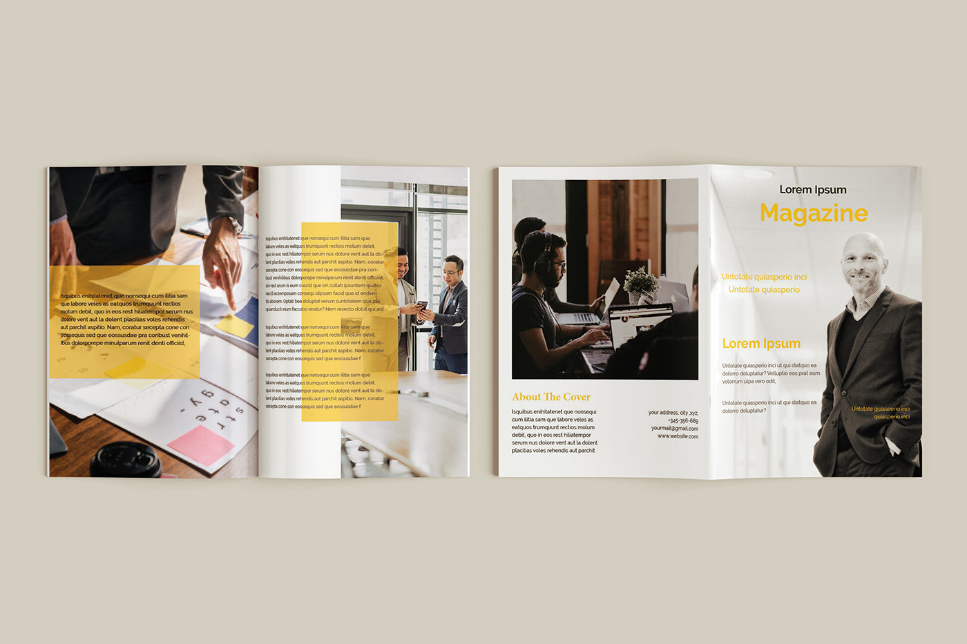 Free Download 14 Page Magazine Template On Behance