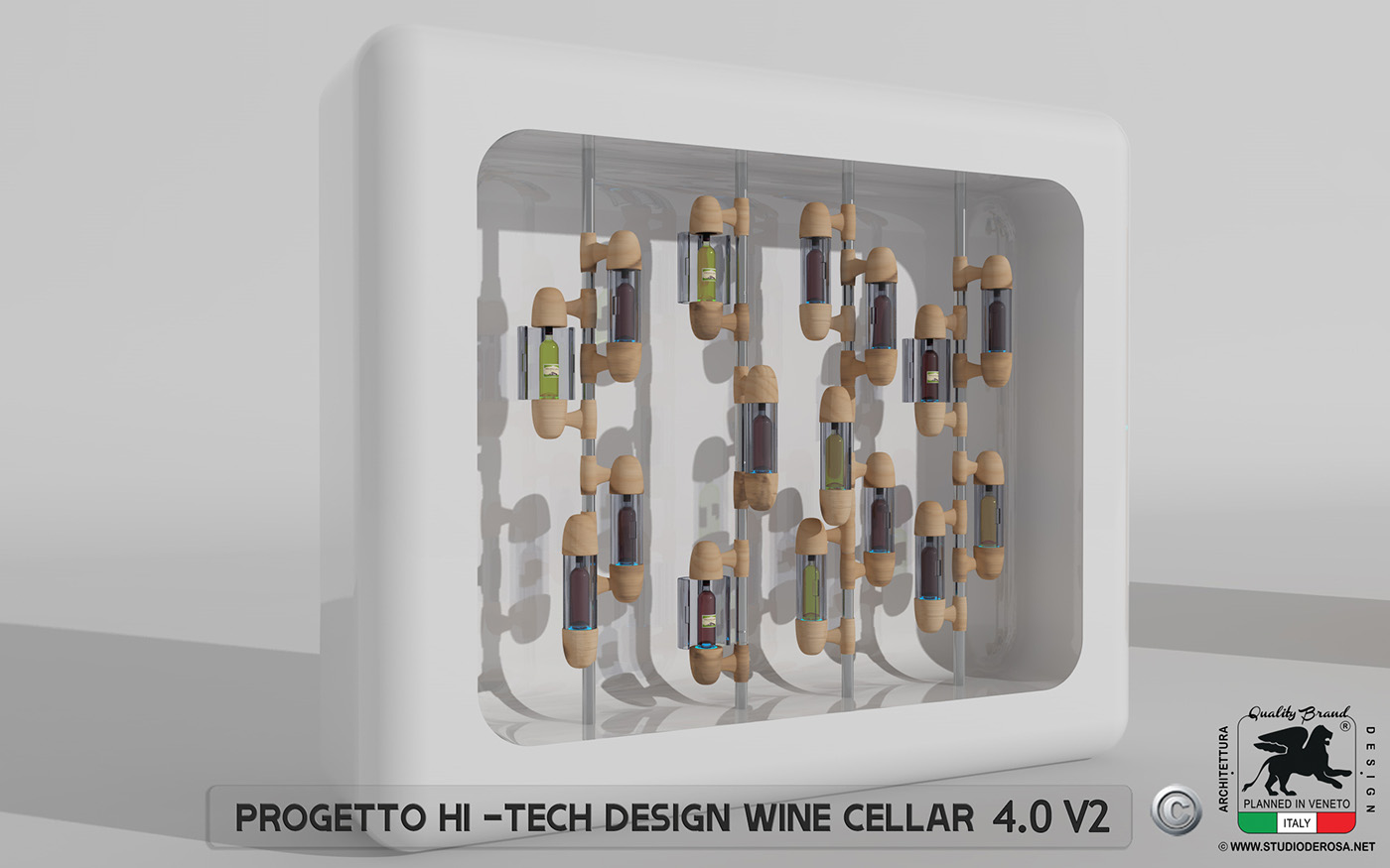 wine Cellar design Studio DE ROSA Mattero De Rosa design industriale architettura Vittorio Veneto