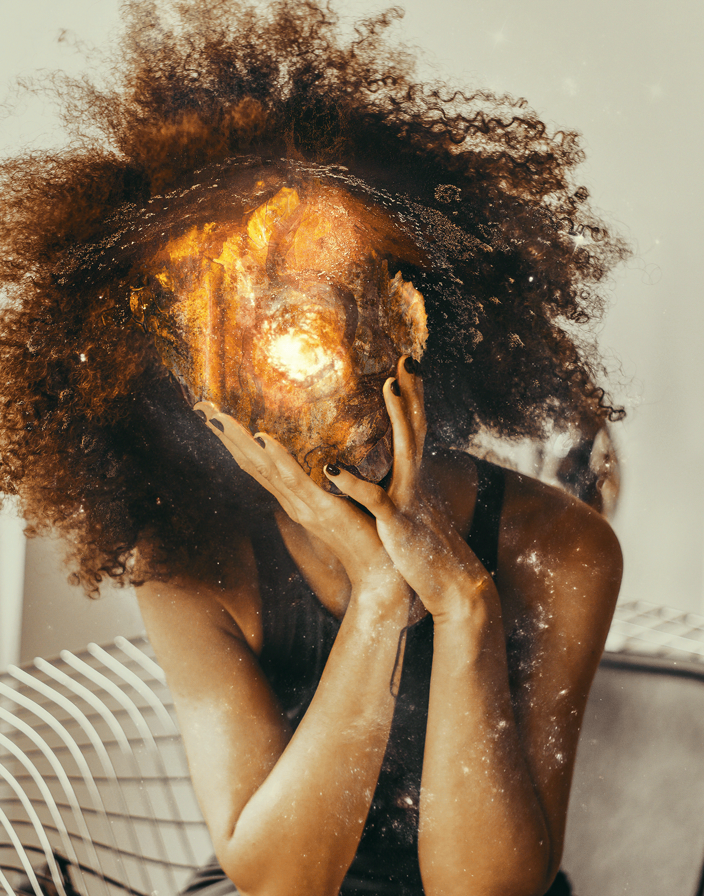 black Space  stars photoshop designer photomanipulation beauty retouch blackhistory african