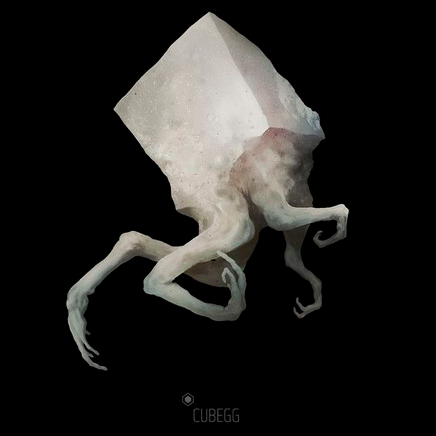 3D 3d modeling creature Creature Design creepy horror Maya monster Render Zbrush