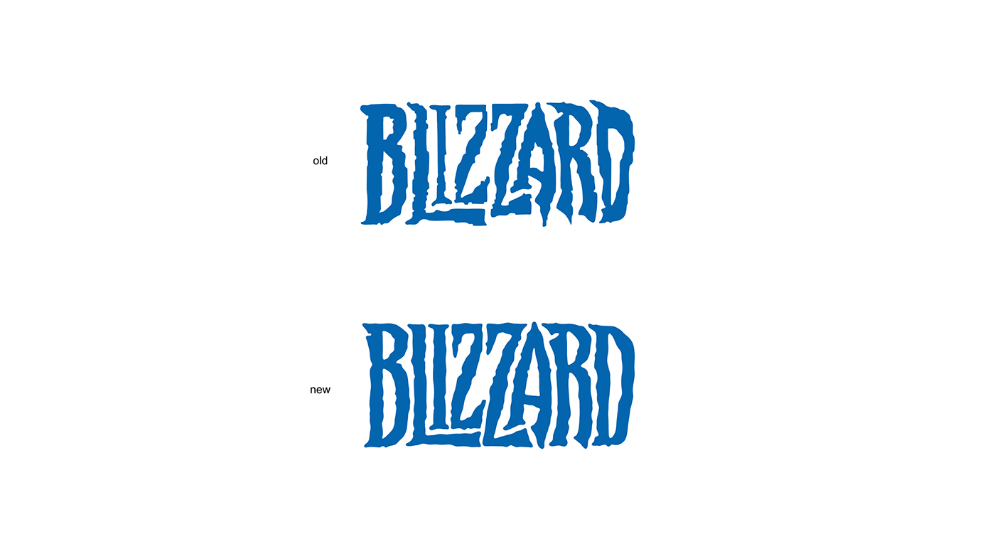 Blizzard Logotype lettering typography   BlizzCon logo typo