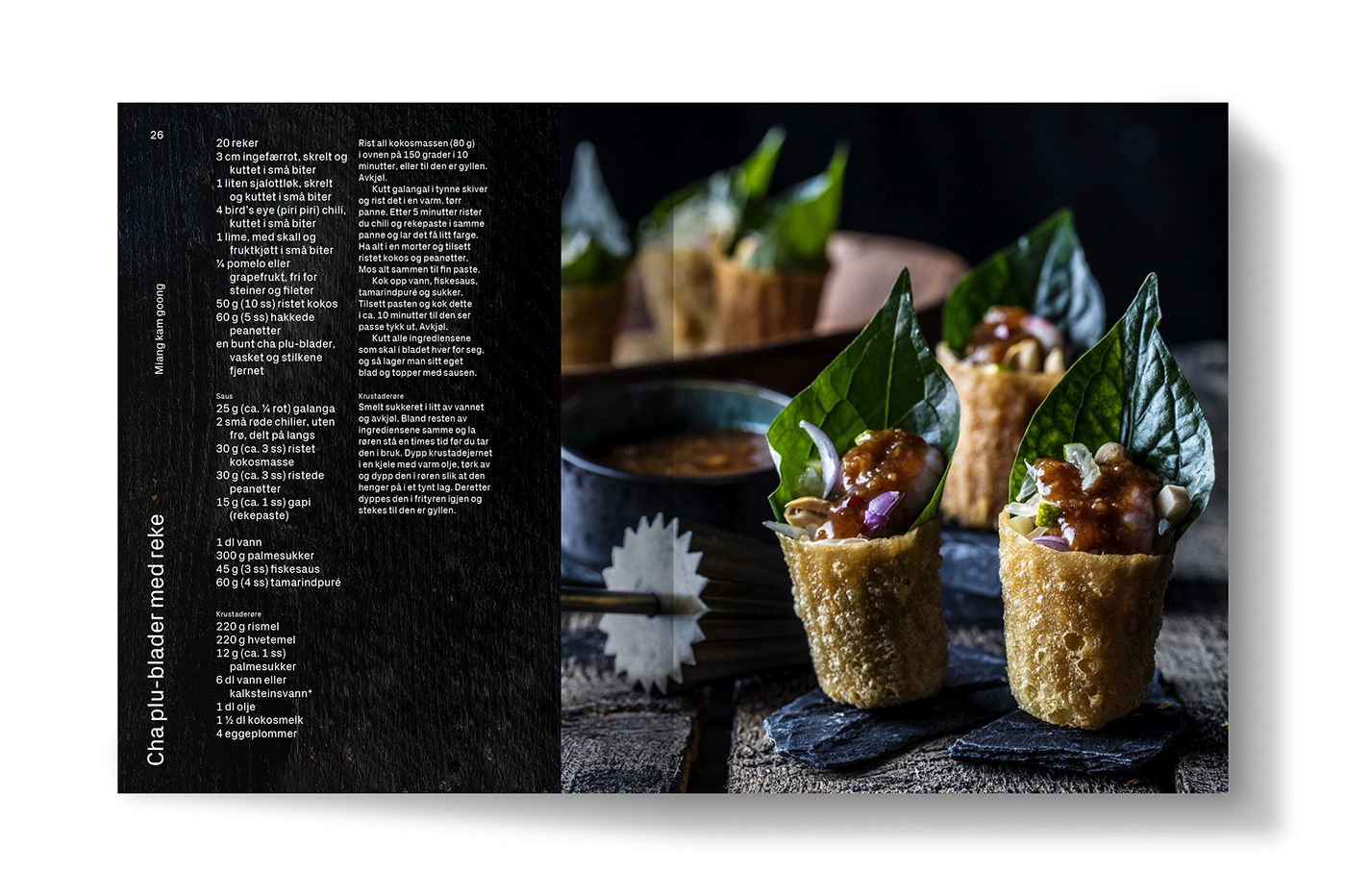 Thai-obsessed terje ommundsen non-format Gyldendal anti cookery book recipe book book design custom typeface Thailand