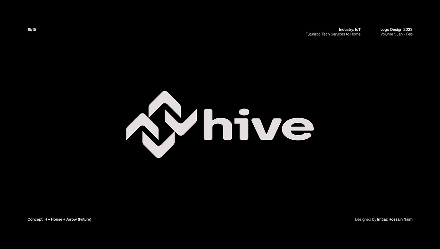 Logo design for Hive; an IoT company.