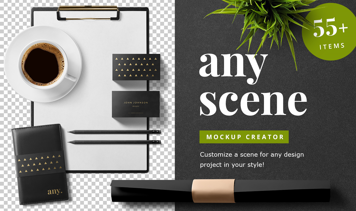 free download psd mock up Stationery Marble brand template Mockup