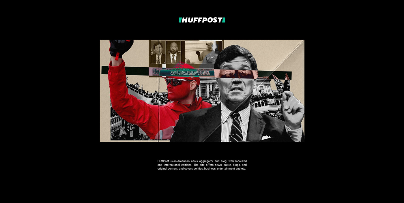 Blog magazine news politics poster UI UI/UX user interface Web Design  Website