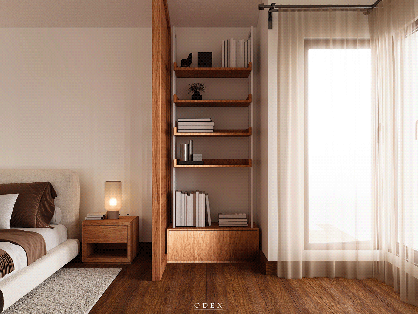 indoor architecture Render visualization interior design  modern 3D 3ds max vray bedroom